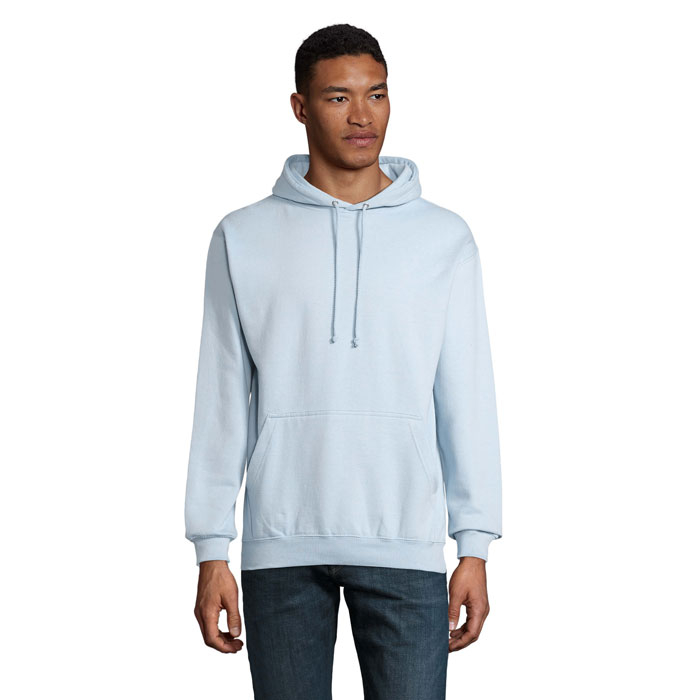 Sweat à capuche unisexe promotionnel CONDOR bleu crémeux